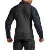 CQR Men’s Combat Shirt Tactical 1/4 Zip Long Sleeve Military BDU Shirts Camo EDC Top with Pockets(Raider Operator Navy)