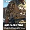 CQR Men’s Combat Shirt Tactical 1/4 Zip Long Sleeve Military BDU Shirts Camo EDC Top with Pockets(Raider Pro Utility Camo)
