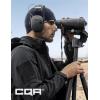 CQR Men’s Fleece Tactical Beanie, Lightweight Army Military Skull Cap, Soft Warm Winter Hat with Small Pocket(Grid Flex Charcoal)