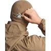 CQR Men’s Fleece Tactical Beanie, Lightweight Army Military Skull Cap, Soft Warm Winter Hat with Small Pocket(Grid Flex Coyote)