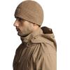CQR Men’s Fleece Tactical Beanie, Lightweight Army Military Skull Cap, Soft Warm Winter Hat with Small Pocket(Grid Flex Coyote)