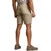 CQR Men’s Flex Casual Cargo Shorts, Lightweight Water Resistant Golf Shorts, Stretch Tactical Work Shorts with Multi-Pocket(Negotiator Alamo Khaki)