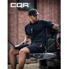 CQR Men’s Flex Casual Cargo Shorts, Lightweight Water Resistant Golf Shorts, Stretch Tactical Work Shorts with Multi-Pocket(Negotiator Operator Navy)