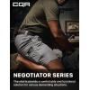 CQR Men’s Flex Casual Cargo Shorts, Lightweight Water Resistant Golf Shorts, Stretch Tactical Work Shorts with Multi-Pocket(Negotiator Stone)