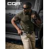 CQR Men’s Flex Casual Cargo Shorts, Lightweight Water Resistant Golf Shorts, Stretch Tactical Work Shorts with Multi-Pocket(Sentinel Alamo Khaki)