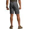 CQR Men’s Flex Casual Cargo Shorts, Lightweight Water Resistant Golf Shorts, Stretch Tactical Work Shorts with Multi-Pocket(Sentinel Charcoal)