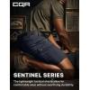 CQR Men’s Flex Casual Cargo Shorts, Lightweight Water Resistant Golf Shorts, Stretch Tactical Work Shorts with Multi-Pocket(Sentinel Operator Navy)