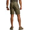 CQR Men’s Flex Casual Cargo Shorts, Lightweight Water Resistant Golf Shorts, Stretch Tactical Work Shorts with Multi-Pocket(Sentinel Soil Green)