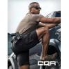 CQR Men’s Flex Casual Cargo Shorts, Lightweight Water Resistant Golf Shorts, Stretch Tactical Work Shorts with Multi-Pocket(Tac Black)
