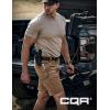 CQR Men’s Flex Casual Cargo Shorts, Lightweight Water Resistant Golf Shorts, Stretch Tactical Work Shorts with Multi-Pocket(Tac Cougar)