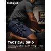 CQR Men’s Flex Casual Cargo Shorts, Lightweight Water Resistant Golf Shorts, Stretch Tactical Work Shorts with Multi-Pocket(Tac Operator Navy)