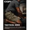 CQR Men’s Flex Casual Cargo Shorts, Lightweight Water Resistant Golf Shorts, Stretch Tactical Work Shorts with Multi-Pocket(Tac Soil Green)