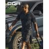 CQR Men’s Flex Casual Cargo Shorts, Lightweight Water Resistant Golf Shorts, Stretch Tactical Work Shorts with Multi-Pocket(Tac Utility Camo Black)