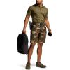CQR Men’s Flex Casual Cargo Shorts, Lightweight Water Resistant Golf Shorts, Stretch Tactical Work Shorts with Multi-Pocket(Tac Woodland Olive)