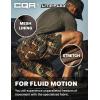 CQR Men’s Flex Casual Cargo Shorts, Lightweight Water Resistant Golf Shorts, Stretch Tactical Work Shorts with Multi-Pocket(Tac Woodland Olive)