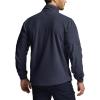 CQR Men’s Full-Zip Tactical Jacket, Soft Warm Military Winter Fleece Jackets, Outdoor Coats with Zipper Pockets(Grid Fleece Operator Navy)