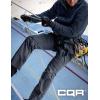 CQR Men’s Full-Zip Tactical Jacket, Soft Warm Military Winter Fleece Jackets, Outdoor Coats with Zipper Pockets(Grid Fleece Operator Navy)