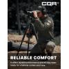 CQR Men’s Full-Zip Tactical Jacket, Soft Warm Military Winter Fleece Jackets, Outdoor Coats with Zipper Pockets(Grid Flex Army Green)