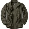 CQR Men’s Full-Zip Tactical Jacket, Soft Warm Military Winter Fleece Jackets, Outdoor Coats with Zipper Pockets(Guardian Army Green)