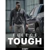 CQR Men’s Full-Zip Tactical Jacket, Soft Warm Military Winter Fleece Jackets, Outdoor Coats with Zipper Pockets(Guardian Charcoal)