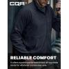 CQR Men’s Full-Zip Tactical Jacket, Soft Warm Military Winter Fleece Jackets, Outdoor Coats with Zipper Pockets(Guardian Operator Navy)