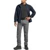 CQR Men’s Full-Zip Tactical Jacket, Soft Warm Military Winter Fleece Jackets, Outdoor Coats with Zipper Pockets(Guardian Operator Navy)