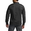 CQR Men’s Long Sleeve Tactical Shirts, Ripstop Military Work Shirts, UPF 50+ Breathable Button Down Outdoor Hiking Shirt(Journeyman Black)