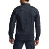 CQR Men’s Long Sleeve Tactical Shirts, Ripstop Military Work Shirts, UPF 50+ Breathable Button Down Outdoor Hiking Shirt(Journeyman Operator Navy)