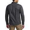 CQR Men’s Long Sleeve Tactical Shirts, Ripstop Military Work Shirts, UPF 50+ Breathable Button Down Outdoor Hiking Shirt(Metro Charcoal)