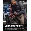 CQR Men’s Long Sleeve Tactical Shirts, Ripstop Military Work Shirts, UPF 50+ Breathable Button Down Outdoor Hiking Shirt(Metro Charcoal)