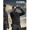 CQR Men’s Long Sleeve Tactical Shirts, Ripstop Military Work Shirts, UPF 50+ Breathable Button Down Outdoor Hiking Shirt(Supervisor Black)