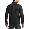 CQR Men’s Long Sleeve Tactical Shirts, Ripstop Military Work Shirts, UPF 50+ Breathable Button Down Outdoor Hiking Shirt(Supervisor Black)