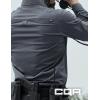 CQR Men’s Long Sleeve Tactical Shirts, Ripstop Military Work Shirts, UPF 50+ Breathable Button Down Outdoor Hiking Shirt(Supervisor Charcoal)