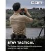 CQR Men’s Long Sleeve Tactical Shirts, Ripstop Military Work Shirts, UPF 50+ Breathable Button Down Outdoor Hiking Shirt(Supervisor Khaki)