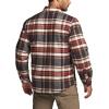 CQR Men’s Plaid Flannel Shirt Jacket, Long Sleeve Soft Warm Sherpa/Quilted Lined Jacket, Outdoor Button Up/Zip-Front Jacket(Stealth Folk Tale)