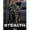 CQR Men’s Plaid Flannel Shirt Jacket, Long Sleeve Soft Warm Sherpa/Quilted Lined Jacket, Outdoor Button Up/Zip-Front Jacket(Stealth Folk Tale)