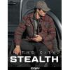 CQR Men’s Plaid Flannel Shirt Jacket, Long Sleeve Soft Warm Sherpa/Quilted Lined Jacket, Outdoor Button Up/Zip-Front Jacket(Stealth Harvest)