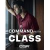 CQR Men’s Polo Shirts, Tactical Short Sleeve Golf Performance Shirts, Lightweight Dry Fit UPF 50+ Pique(Commander Burgundy)