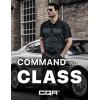 CQR Men’s Polo Shirts, Tactical Short Sleeve Golf Performance Shirts, Lightweight Dry Fit UPF 50+ Pique(Commander Charcoal)