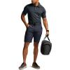 CQR Men’s Polo Shirts, Tactical Short Sleeve Golf Performance Shirts, Lightweight Dry Fit UPF 50+ Pique(Frost Basic Navy)