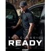 CQR Men’s Polo Shirts, Tactical Short Sleeve Golf Performance Shirts, Lightweight Dry Fit UPF 50+ Pique(Frost Basic Navy)