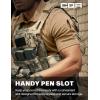 CQR Men’s Polo Shirts, Tactical Short Sleeve Golf Performance Shirts, Lightweight Dry Fit UPF 50+ Pique(Frost Essential Coyote)