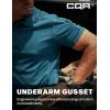 CQR Men’s Polo Shirts, Tactical Short Sleeve Golf Performance Shirts, Lightweight Dry Fit UPF 50+ Pique(Frost Essential Dark Teal)