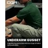 CQR Men’s Polo Shirts, Tactical Short Sleeve Golf Performance Shirts, Lightweight Dry Fit UPF 50+ Pique(Frost Essential Jade Green)