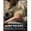 CQR Men’s Polo Shirts, Tactical Short Sleeve Golf Performance Shirts, Lightweight Dry Fit UPF 50+ Pique(Frost Essential Khaki)