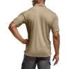 CQR Men’s Polo Shirts, Tactical Short Sleeve Golf Performance Shirts, Lightweight Dry Fit UPF 50+ Pique(Frost Essential Khaki)