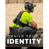 CQR Men’s Polo Shirts, Tactical Short Sleeve Golf Performance Shirts, Lightweight Dry Fit UPF 50+ Pique(Frost Essential Neon Yellow)