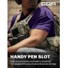 CQR Men’s Polo Shirts, Tactical Short Sleeve Golf Performance Shirts, Lightweight Dry Fit UPF 50+ Pique(Frost Essential Purple)