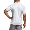 CQR Men’s Polo Shirts, Tactical Short Sleeve Golf Performance Shirts, Lightweight Dry Fit UPF 50+ Pique(Frost Essential White)