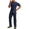CQR Men’s Polo Shirts, Tactical Short Sleeve Golf Performance Shirts, Lightweight Dry Fit UPF 50+ Pique(Frost Pro Crewneck Police Navy)